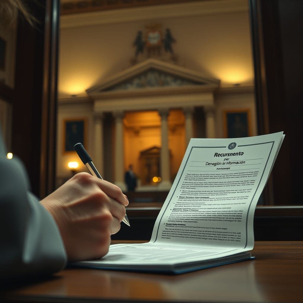 Persona presentando recurso ante el Consejo de Transparencia