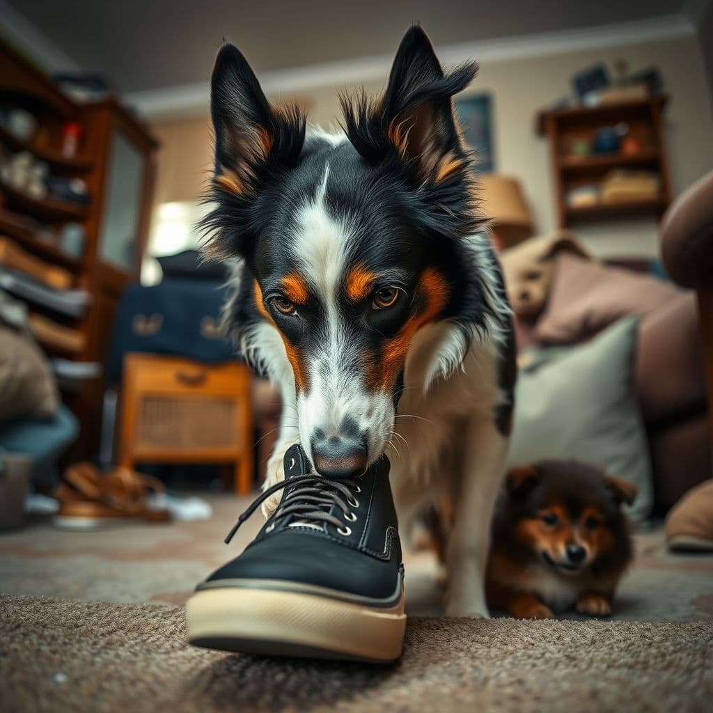Perro mostrando signos de ansiedad por falta de paseos