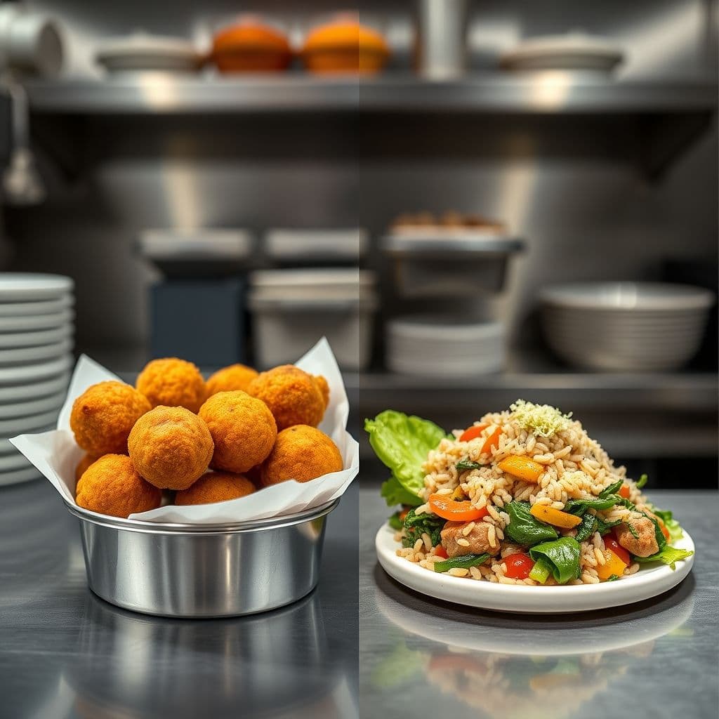 Comparación entre comida comercial y comida casera para perros