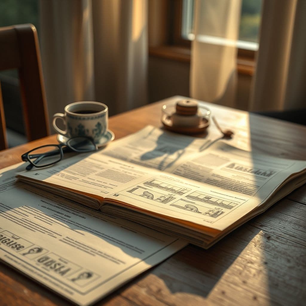 Documentos oficiales de registro de colonia felina sobre mesa con taza de café