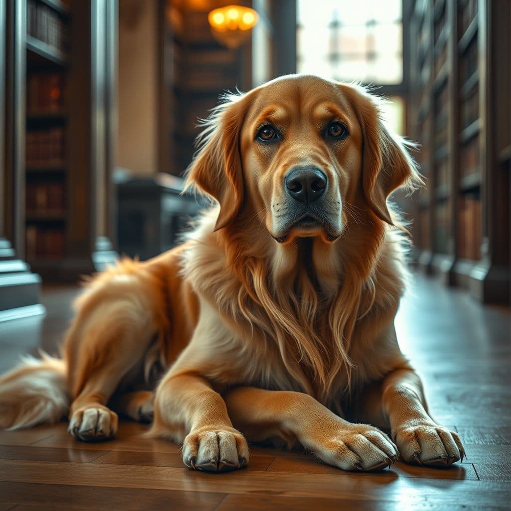 Perro triste mirando a su dueño con expresión de molestia