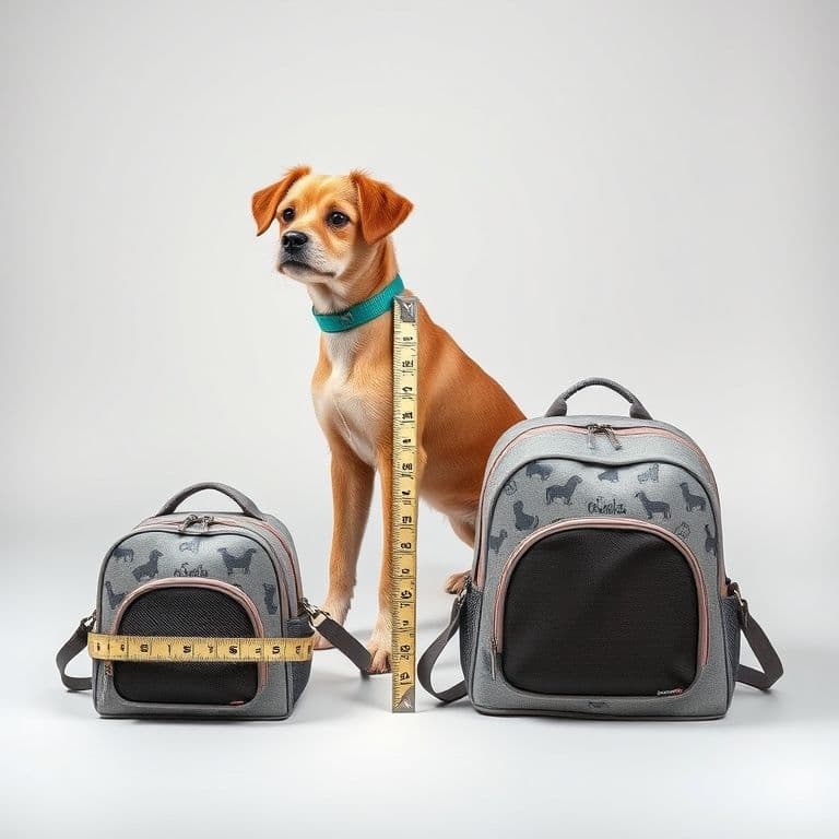 Diferentes tamaños de mochilas para mascotas comparadas