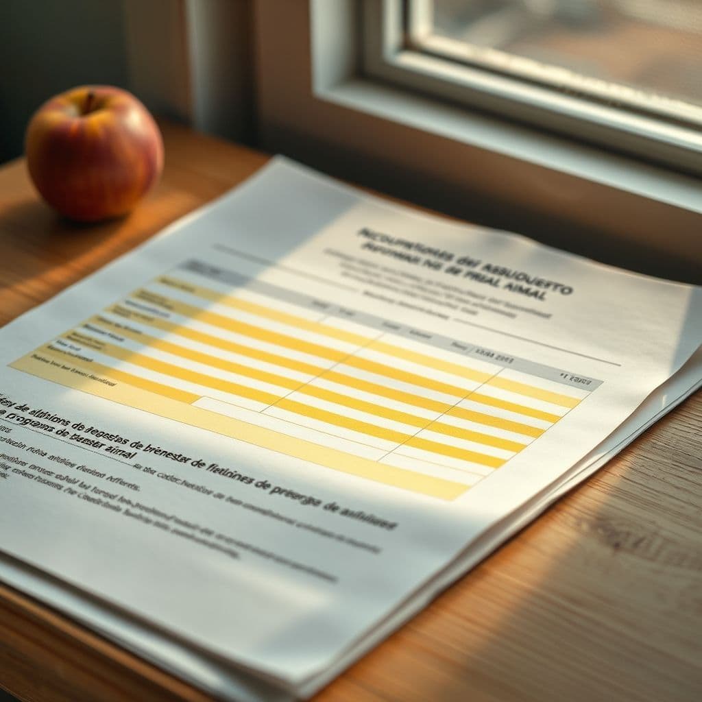 Documento oficial de registros de entrada con partidas presupuestarias destacadas