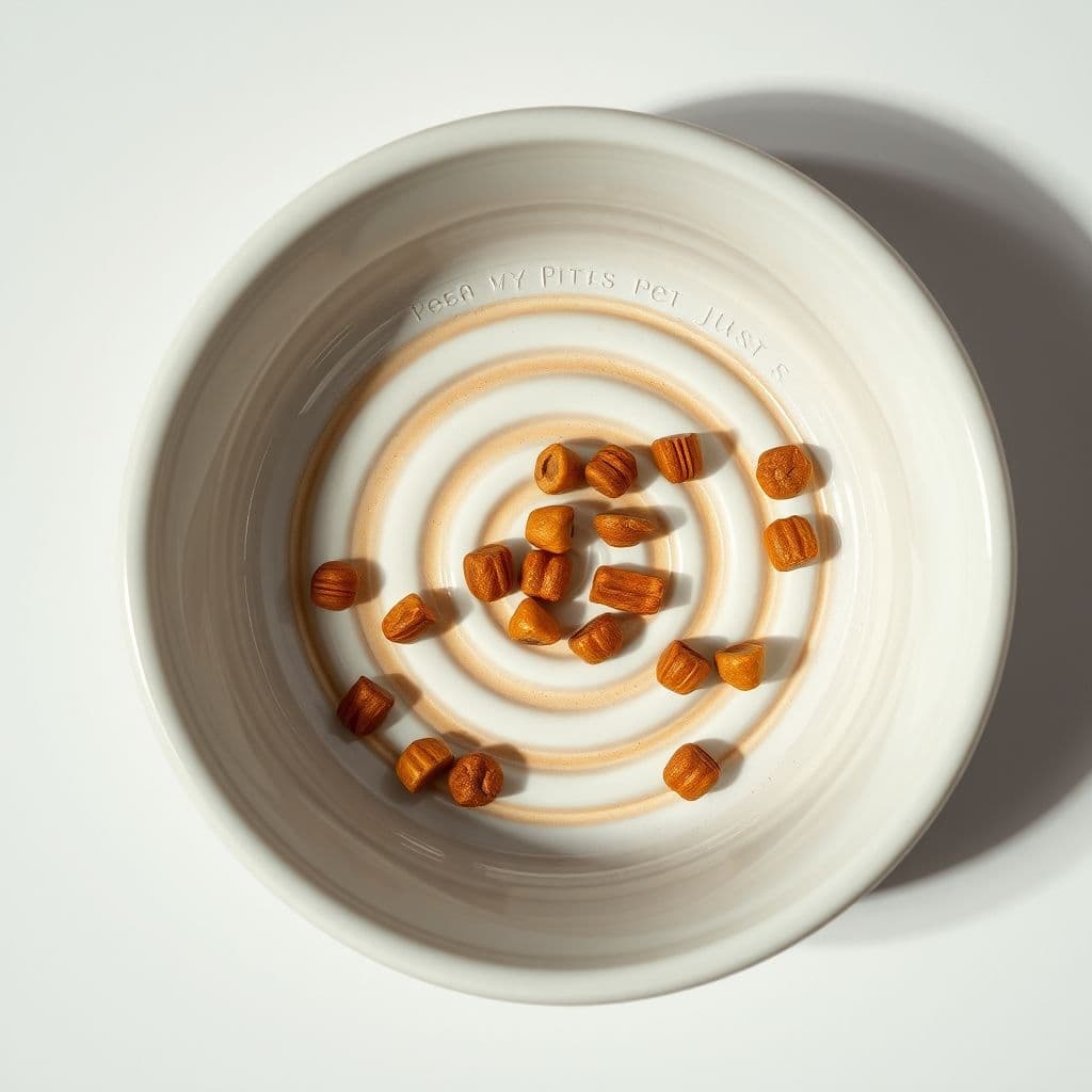 Diseño interior de un comedero antirreflujo mostrando los obstáculos que ralentizan la alimentación