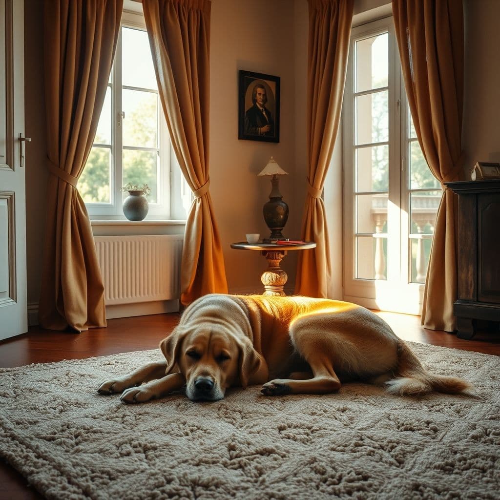 Casa con cortinas bajadas para proteger del calor