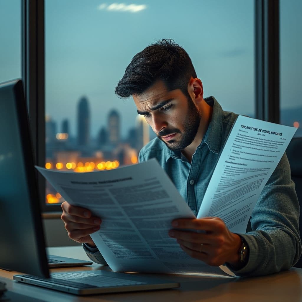 Persona consultando documentos oficiales sobre bienestar animal en un portal de transparencia