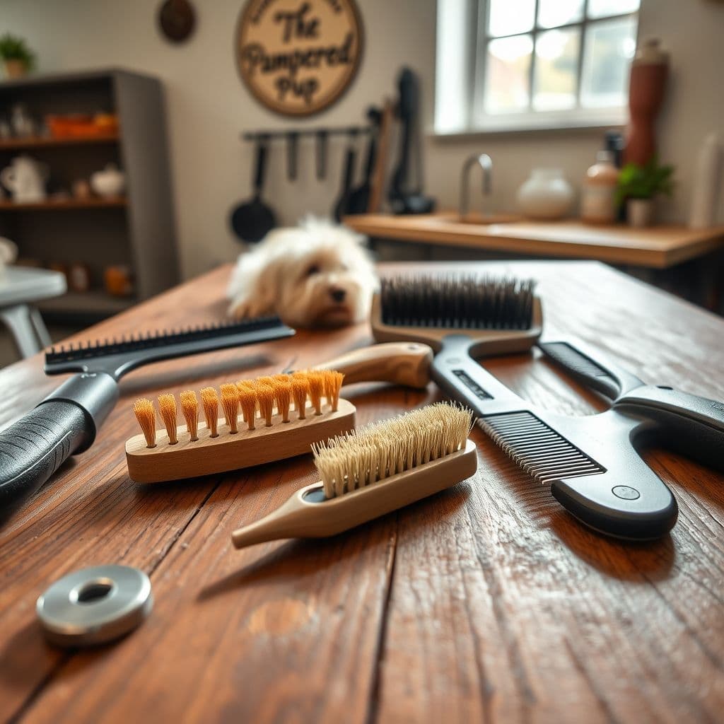 Herramientas profesionales para el deslanado canino