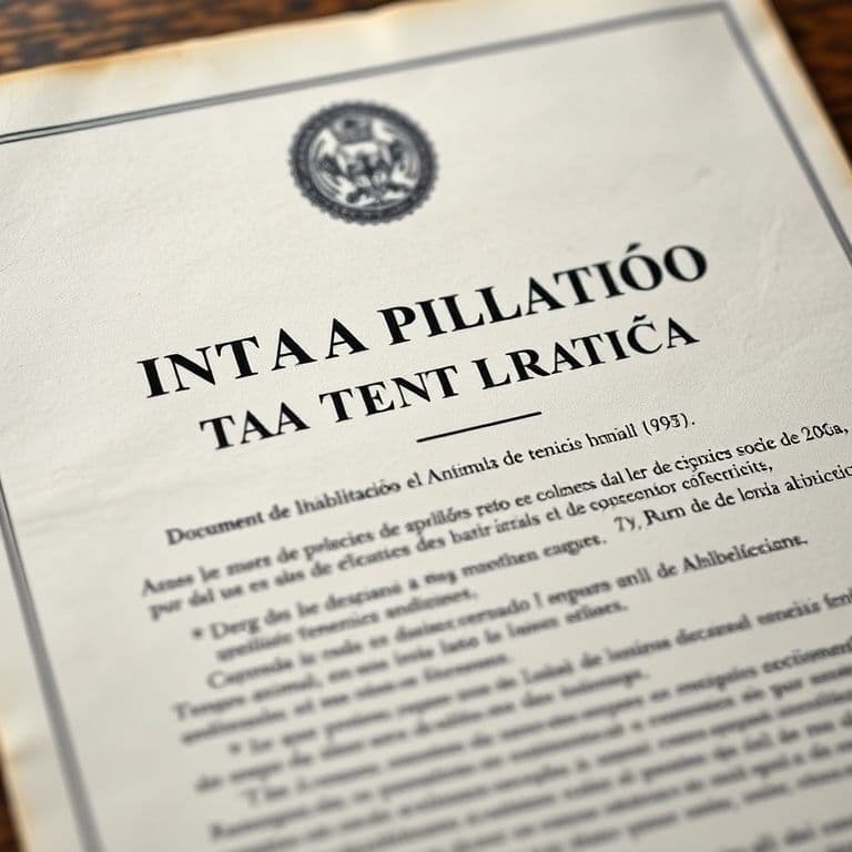 Lista oficial de inhabilitación para tenencia de animales con sello gubernamental